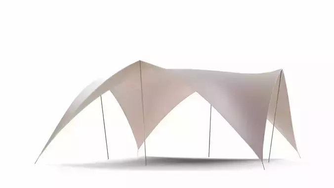 Stretch tent Free 3D model