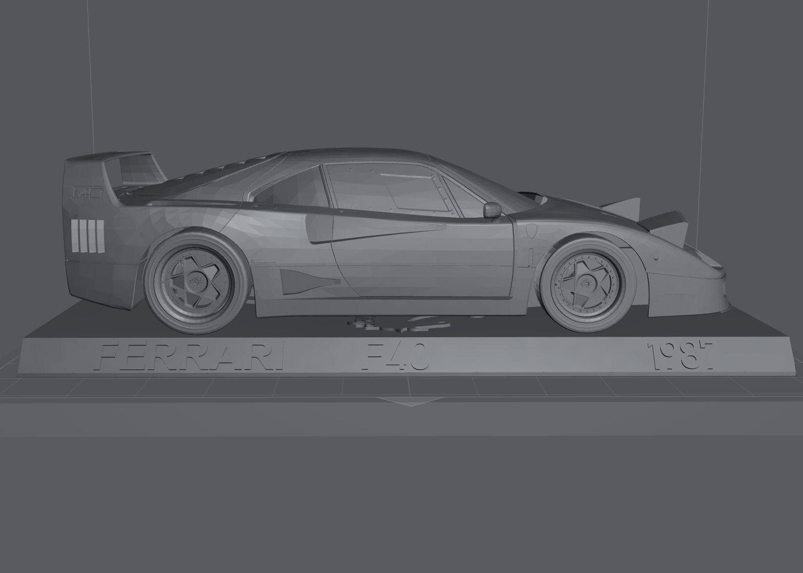 Ferrari F40 3D print model_4