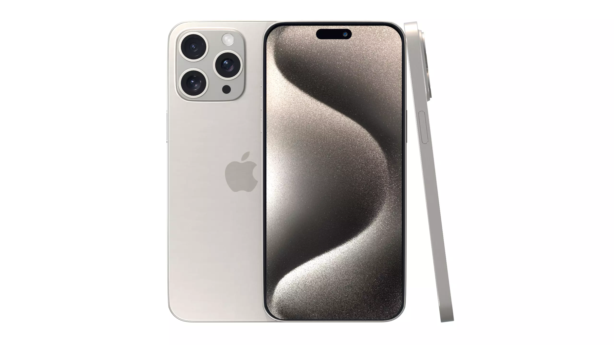 iPhone 15 Pro Max Starlight 3D model