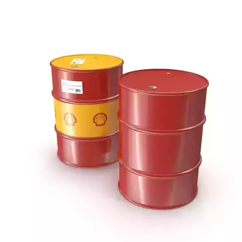 Shell Barrel Clean Low-poly 3D model