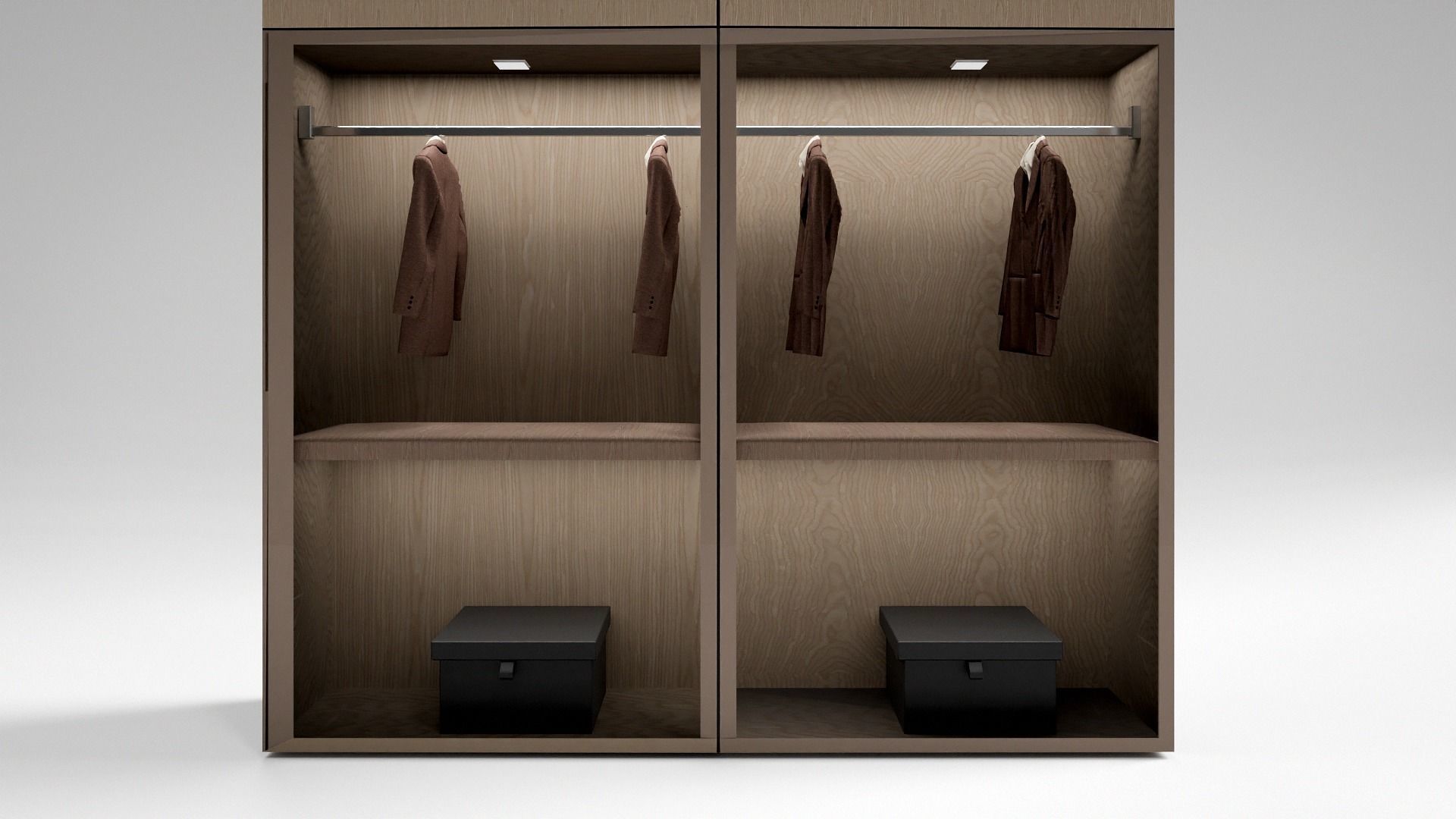 Bedroom Wardrobe 3D model_1