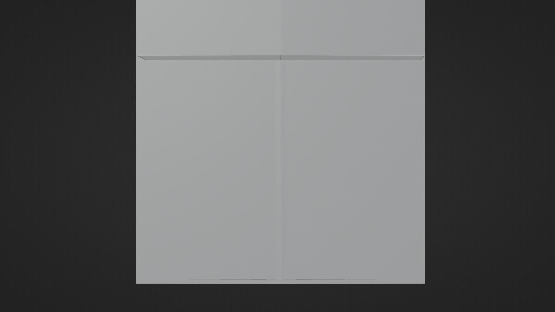 Bedroom Wardrobe 3D model_3