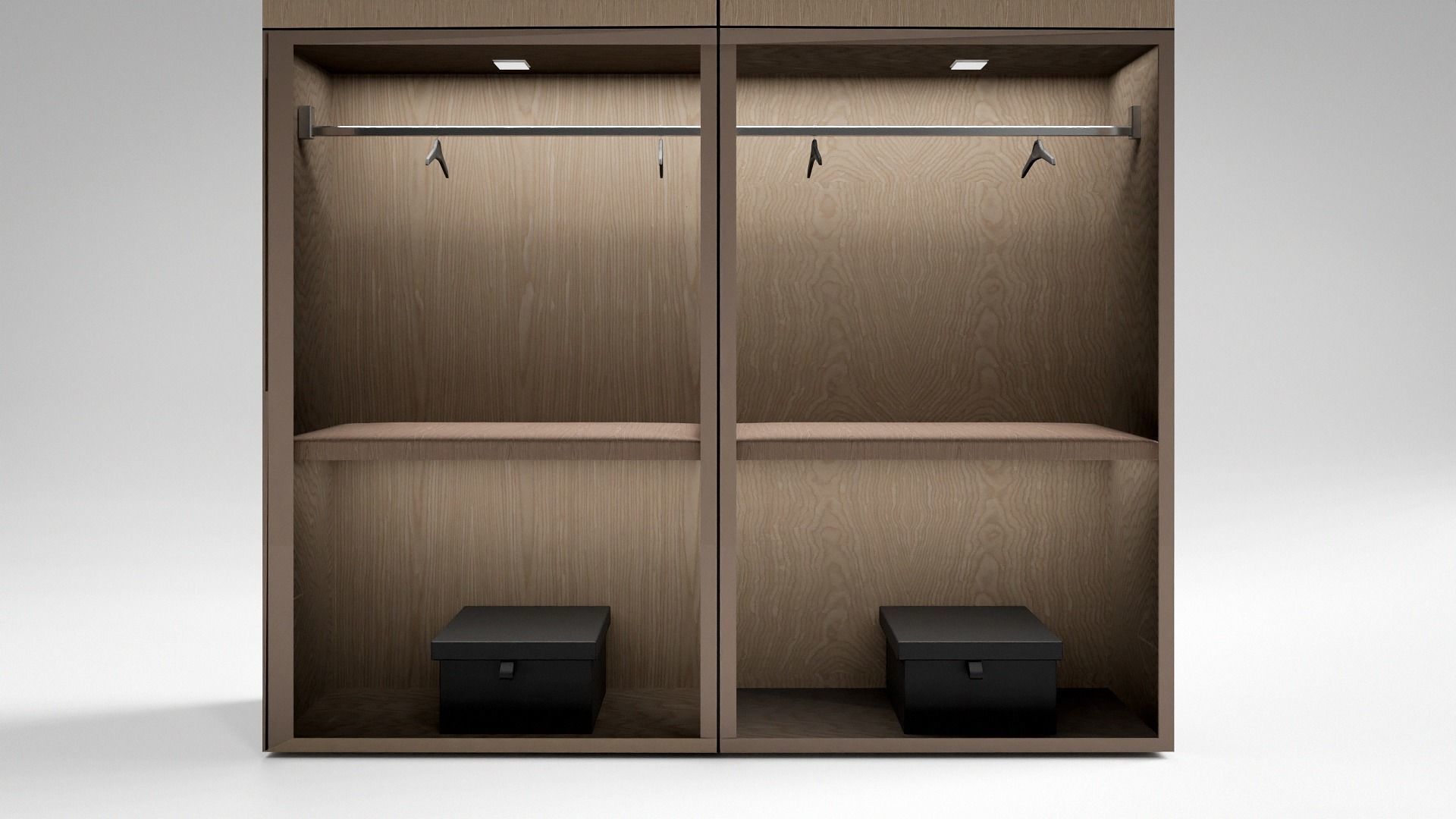 Bedroom Wardrobe 3D model_4