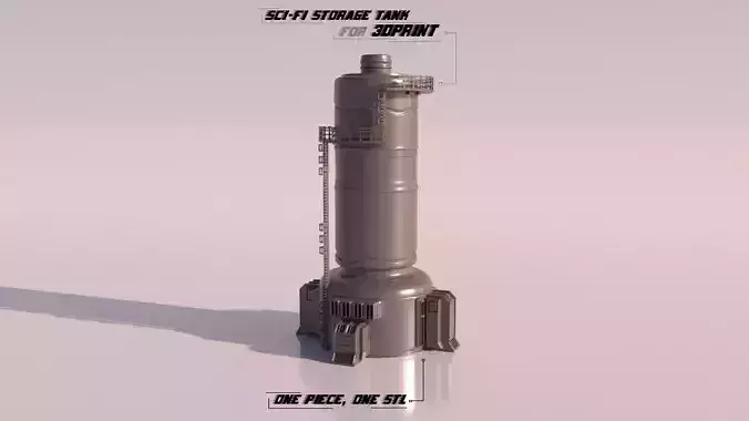 SCI-FI STORAGE TANK for 3Dprint 3D print model