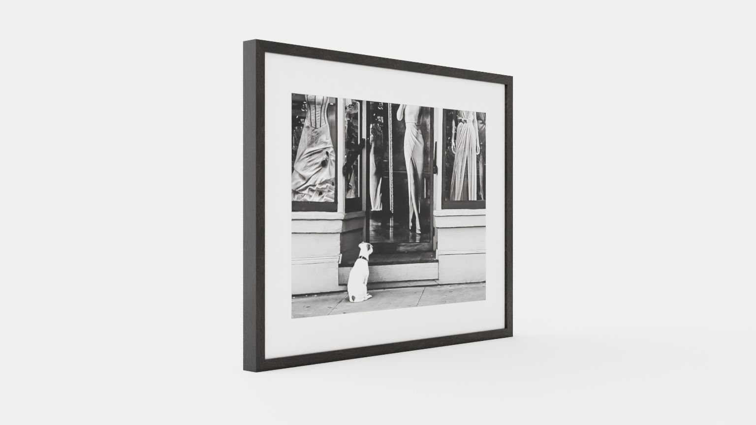 Photo art Waiting for here Low-poly 3D model_1