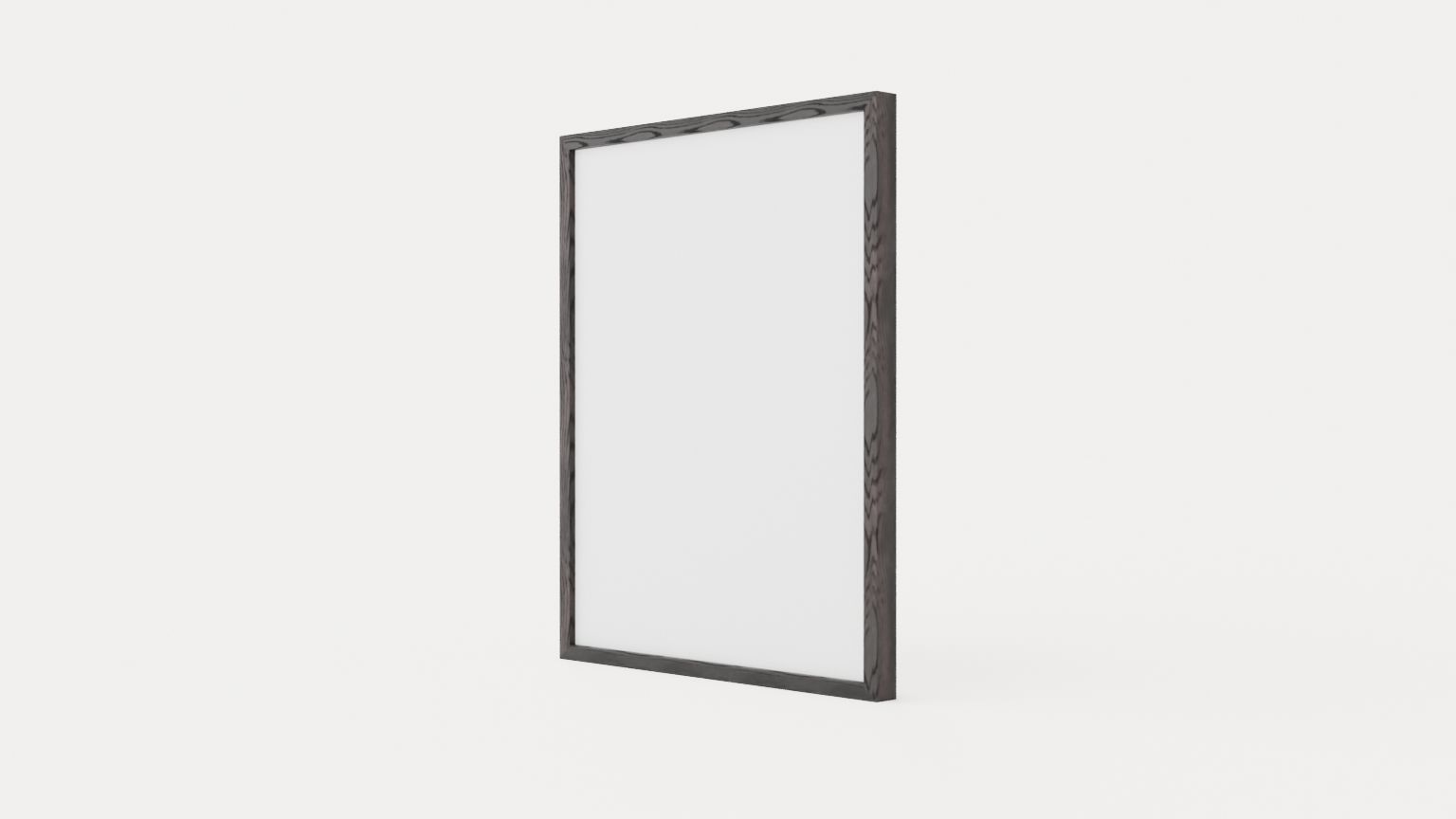 Framed picture - Neutral Intersect V - Black frame Low-poly 3D model_3