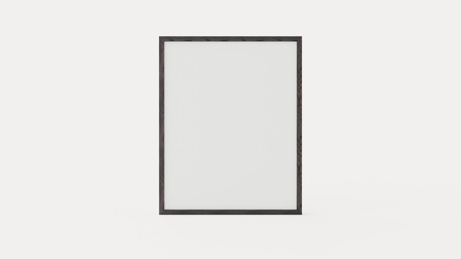Framed picture - Neutral Intersect V - Black frame Low-poly 3D model_4