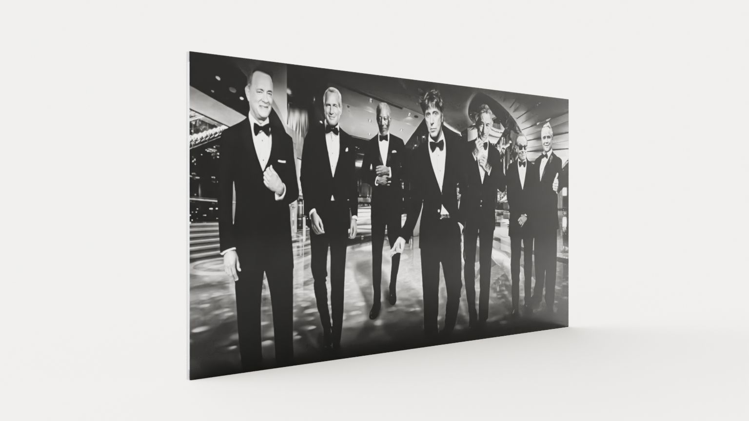 Photo art Big Shots Hollywood Low-poly 3D model_1