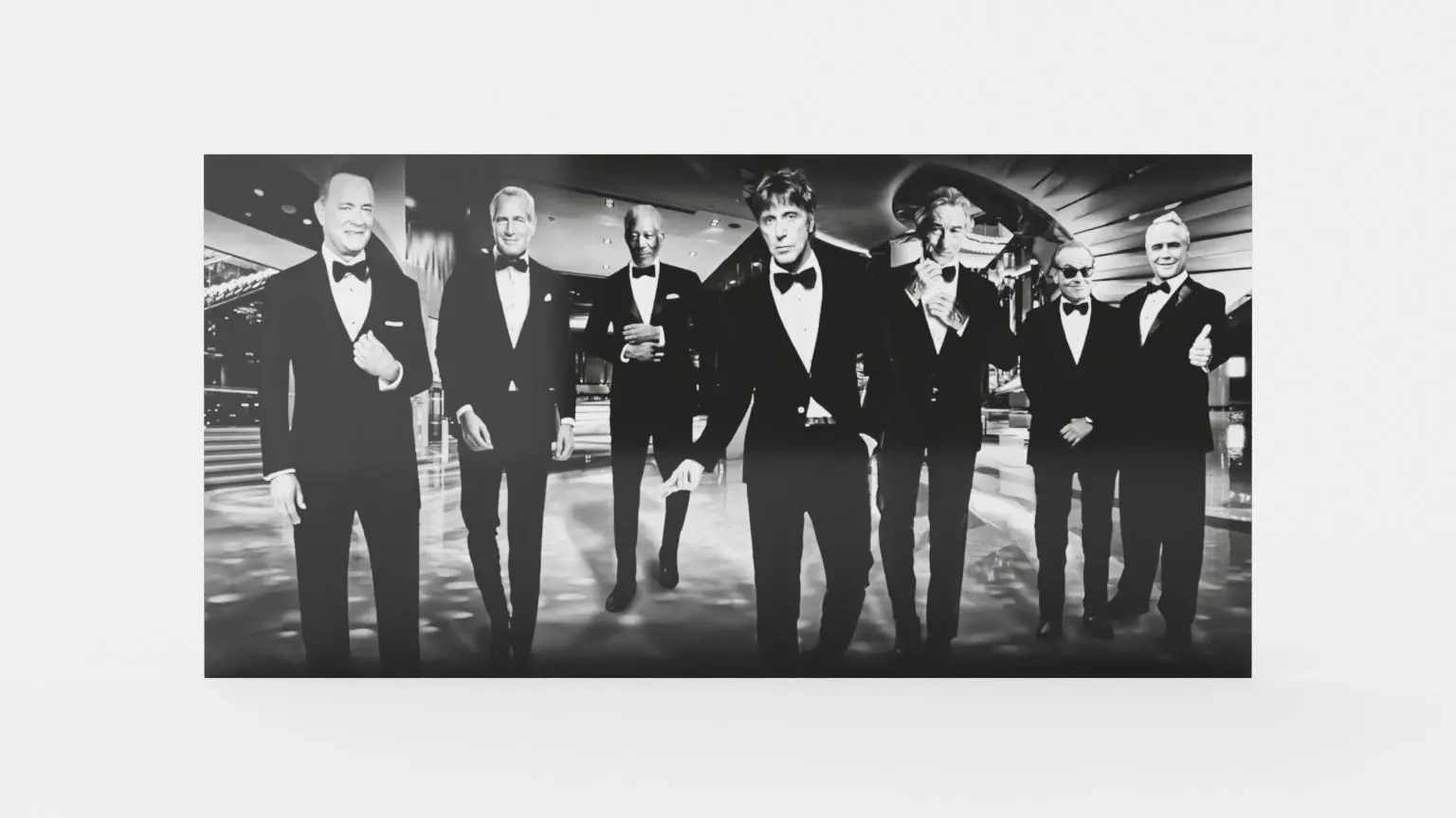 Photo art Big Shots Hollywood Low-poly 3D model_0