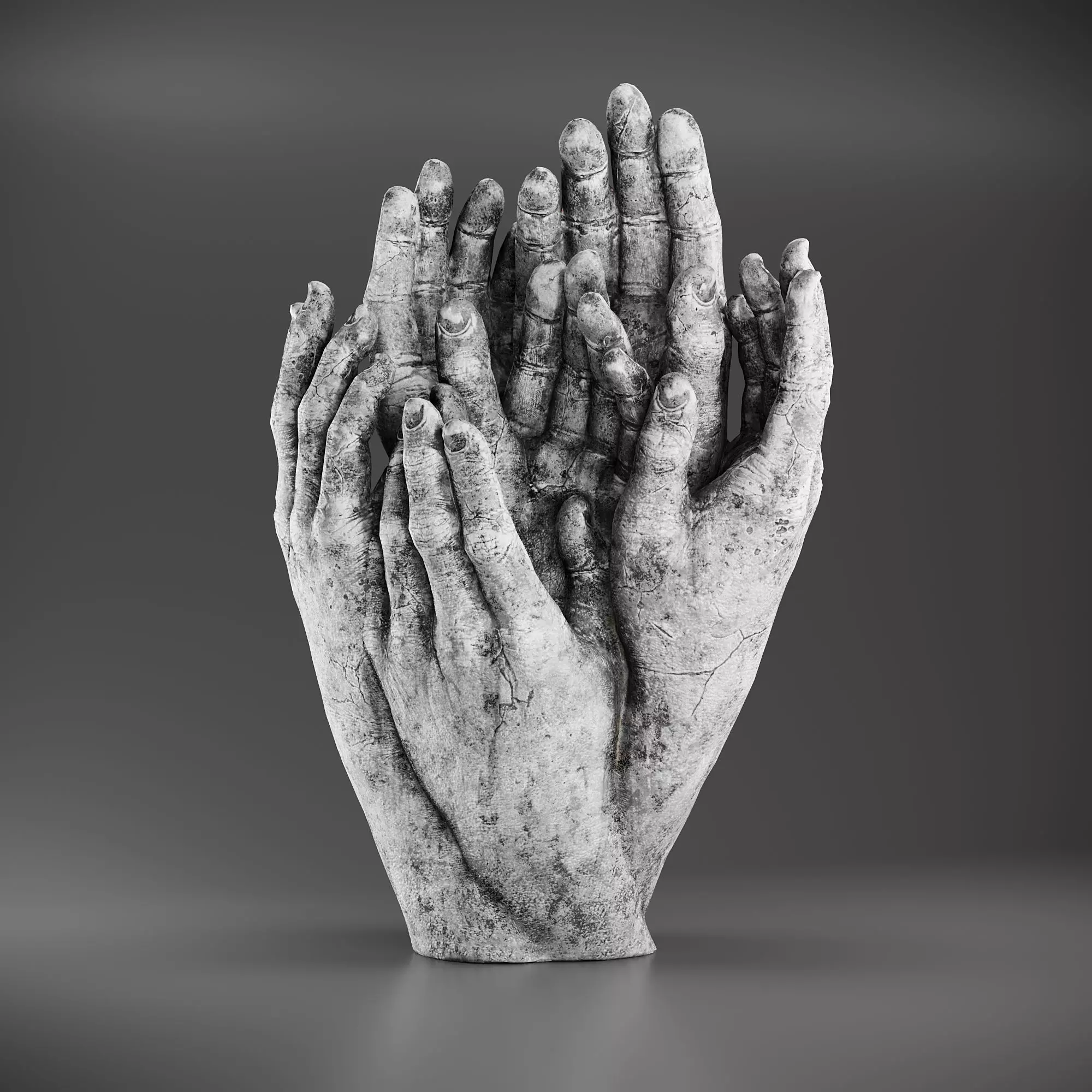 Hand Sculpture 3D model_0
