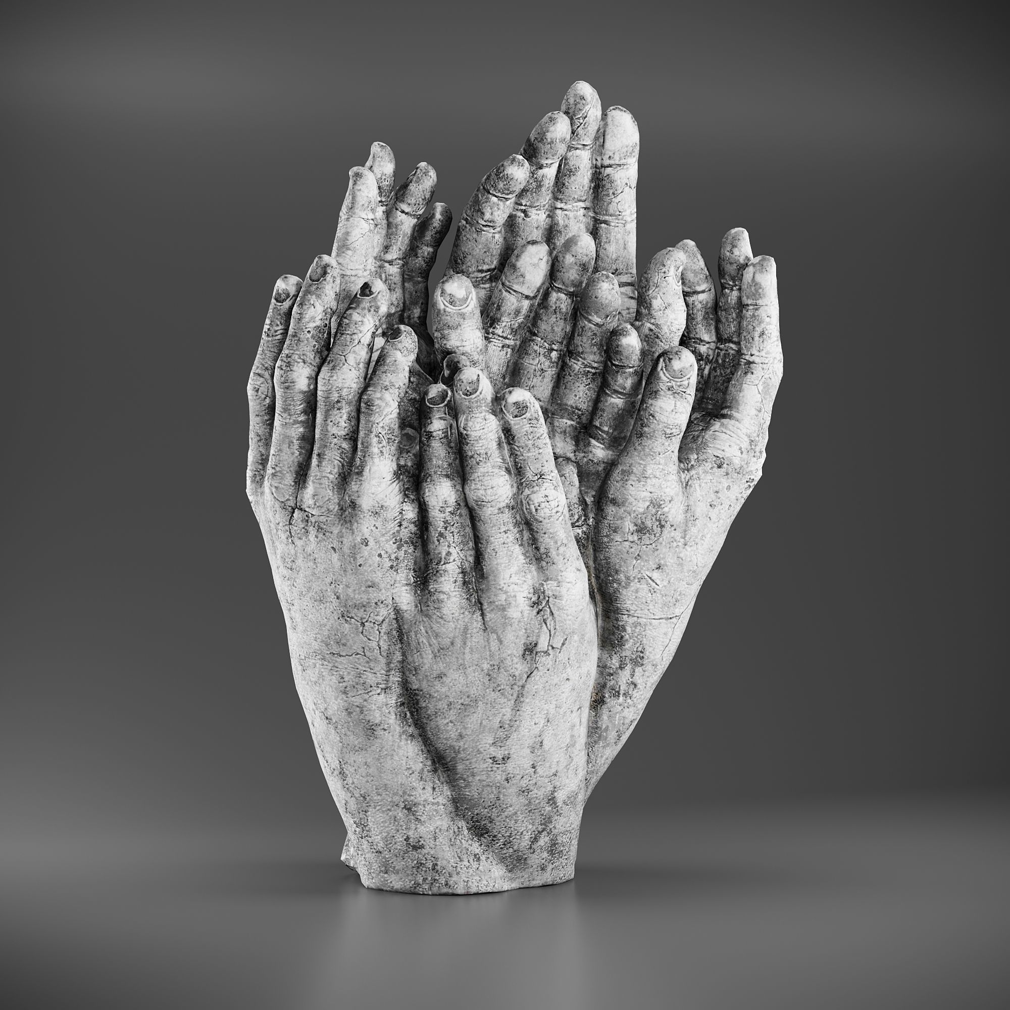 Hand Sculpture 3D model_1