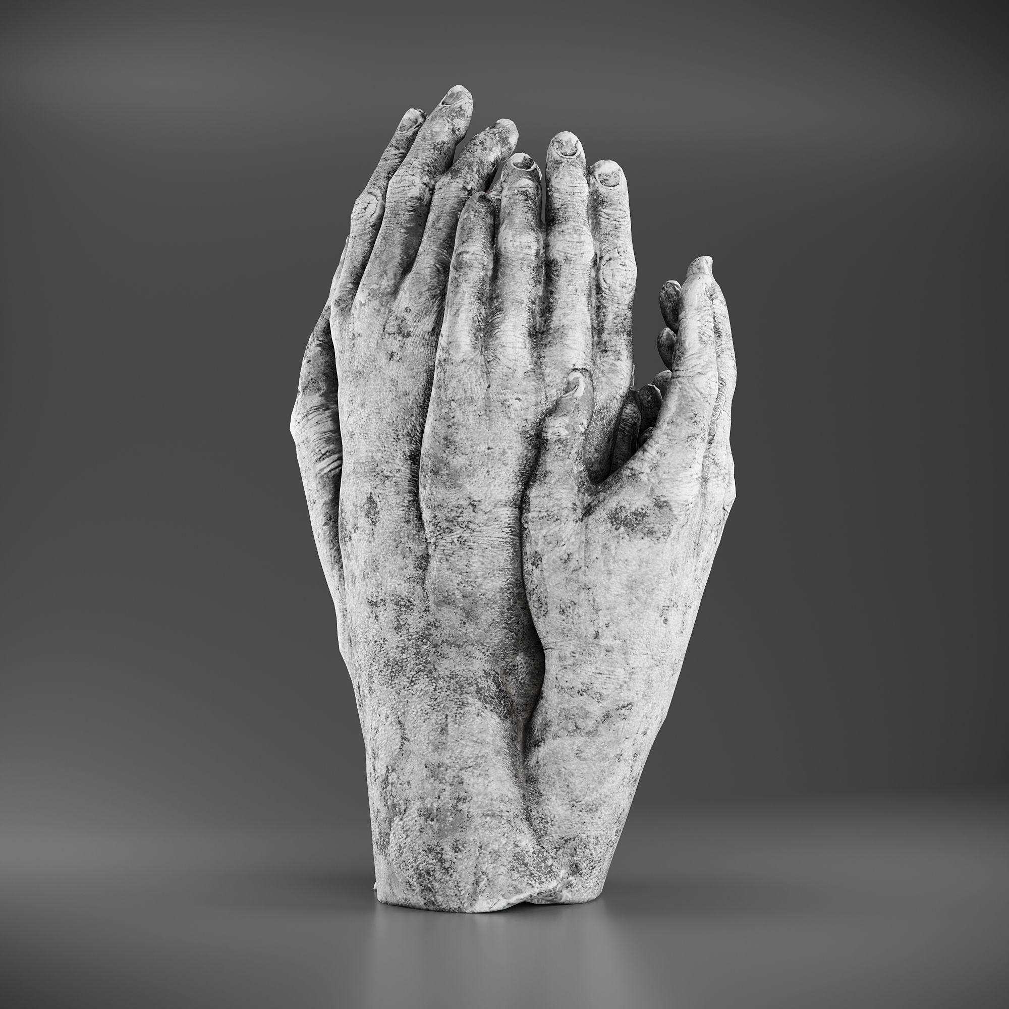 Hand Sculpture 3D model_2