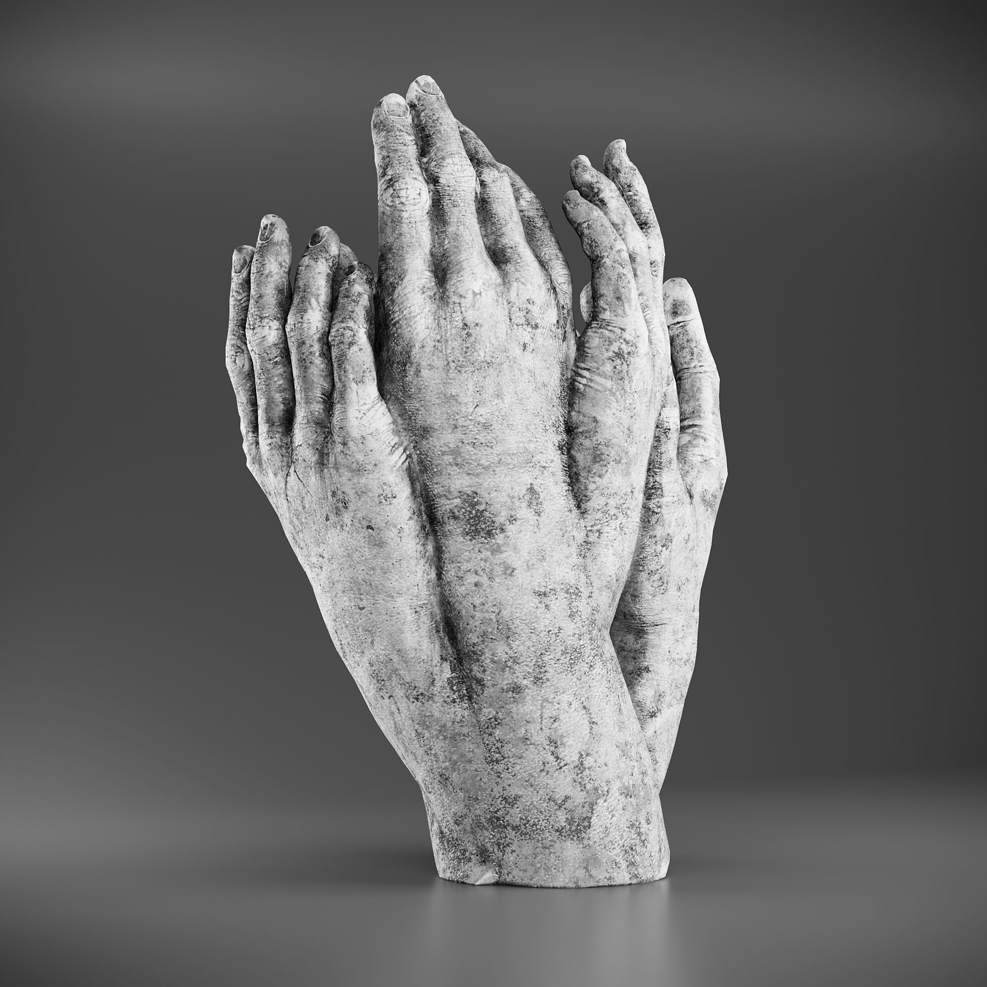 Hand Sculpture 3D model_3