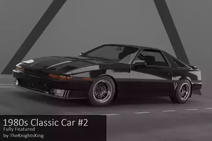 1980s Classic Car 2 Fully Featured