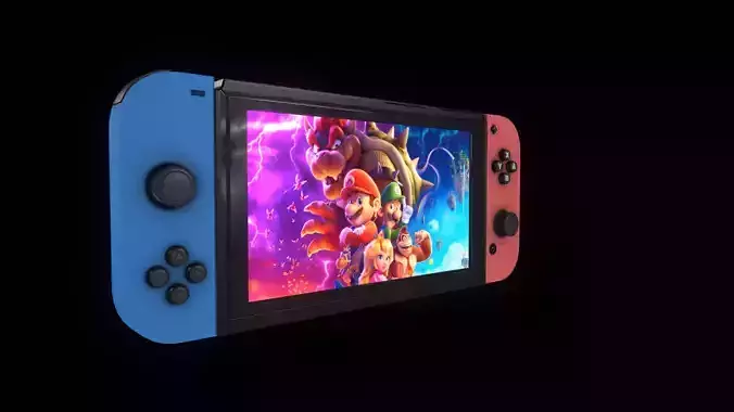 Nintendo model Low-poly 3D model