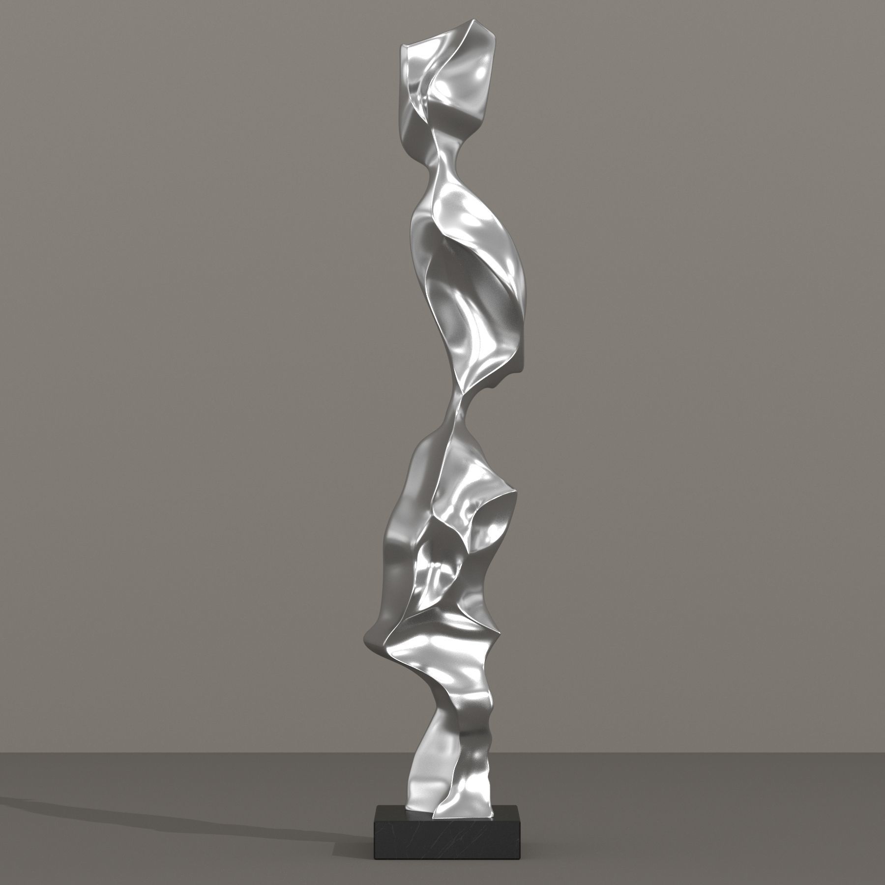 JON KRAWCZYK abstract metal sculpture 3D model_3