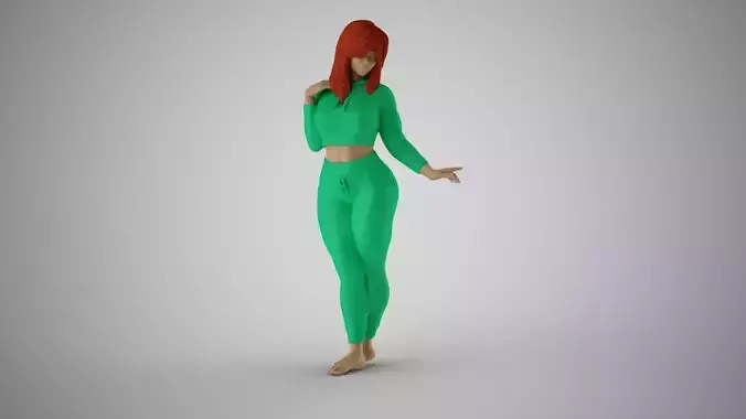 Kind Girl 3D print model