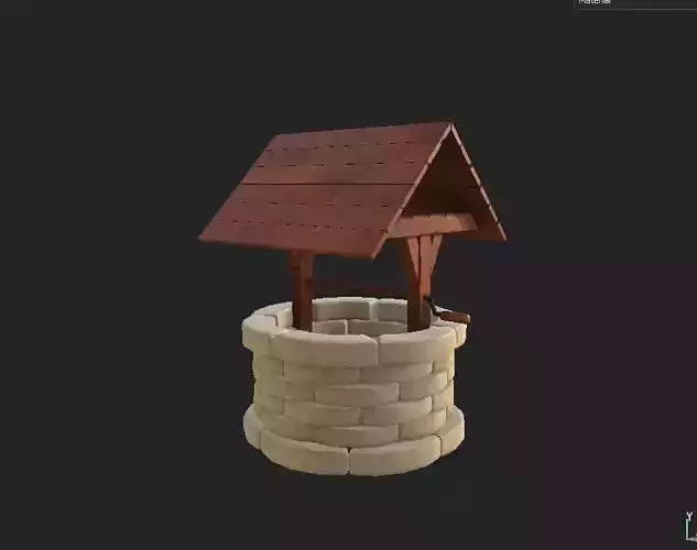 Stone Water Well 3D model
