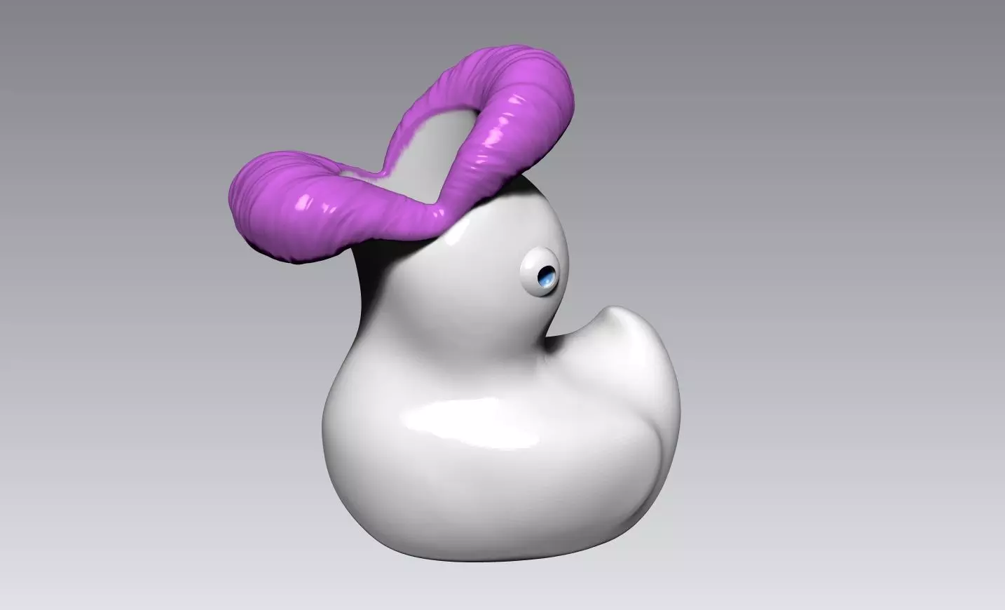 DUCK MAKEUP HOLDER FOR BRUSHS 3D print model