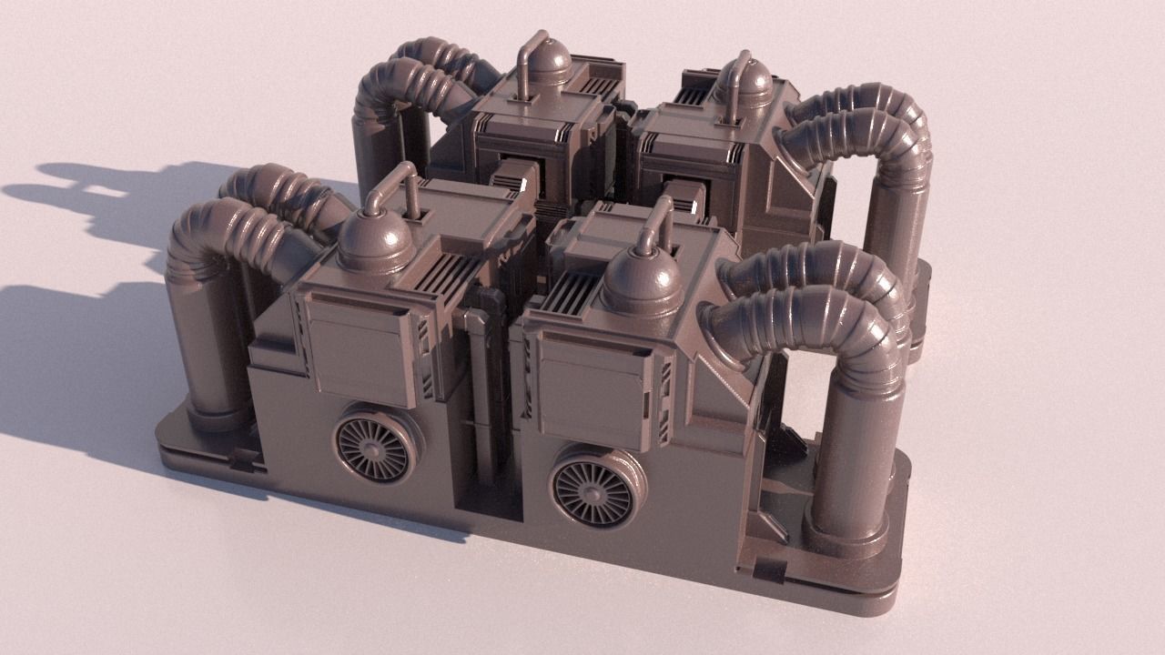 SCI-FI PROPS for 3Dprint 3D print model_2