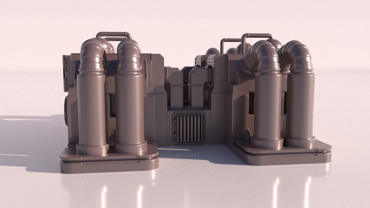 SCI-FI PROPS for 3Dprint 3D print model_1