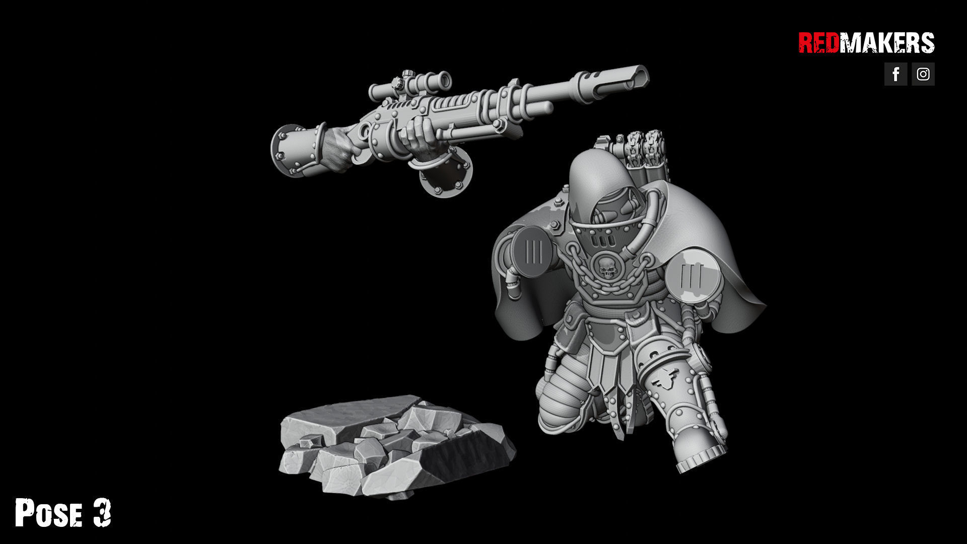 Solar Guard  - Snipers of the Imperial Force  3D print model_19