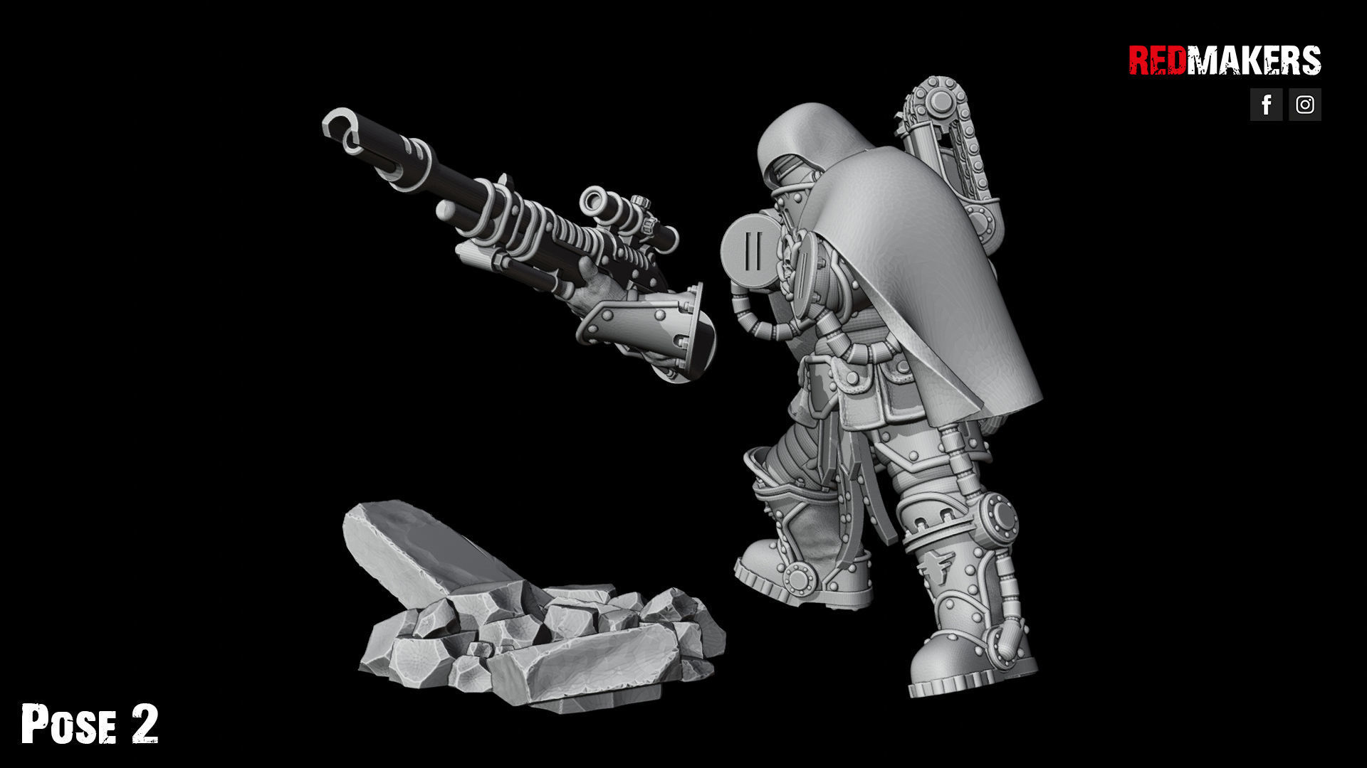 Solar Guard  - Snipers of the Imperial Force  3D print model_17