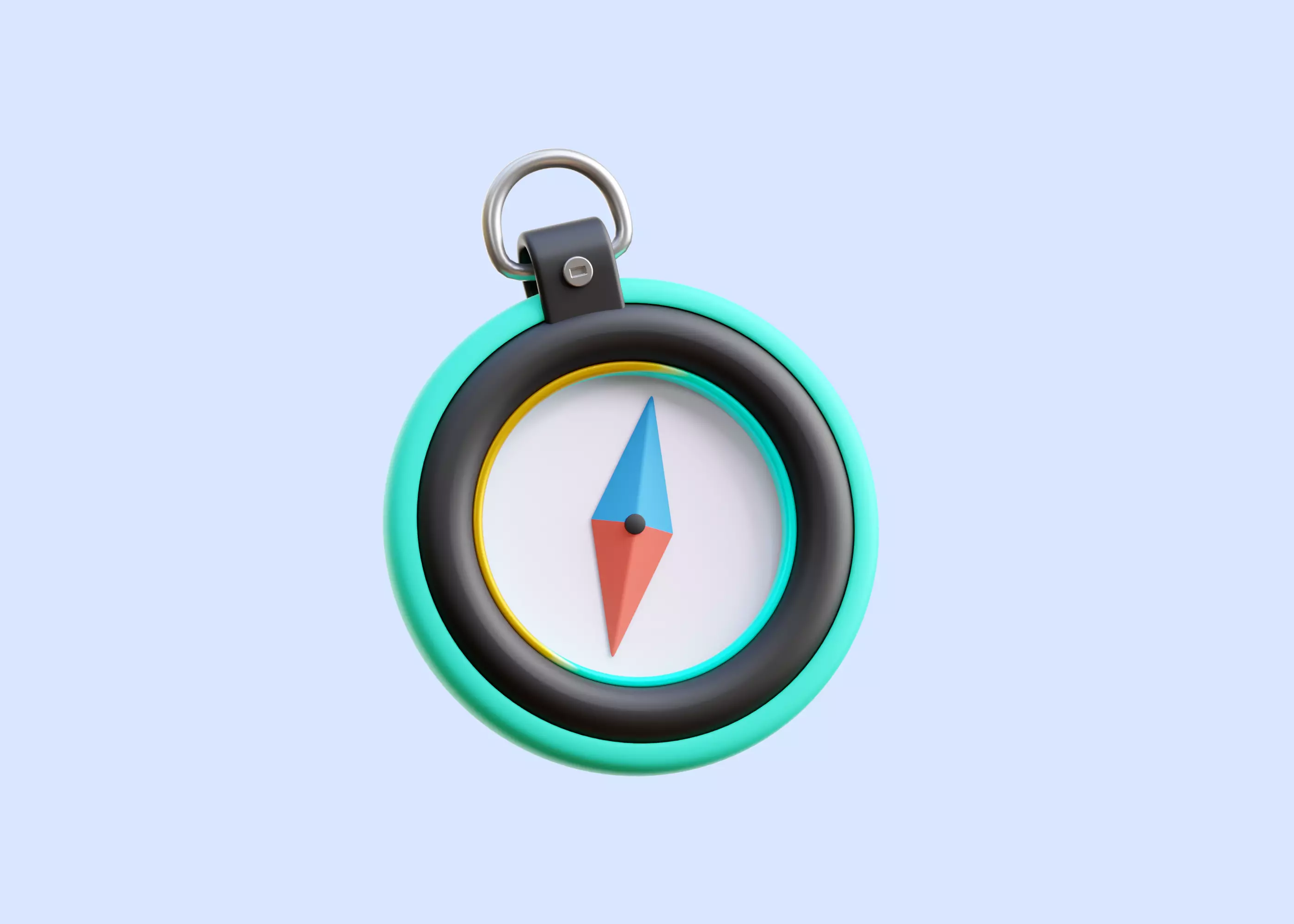 3D model Compass Icon Illustration VR / AR / low-poly | CGTrader
