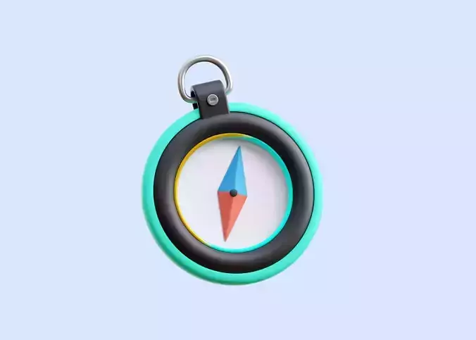Compass Icon Illustration