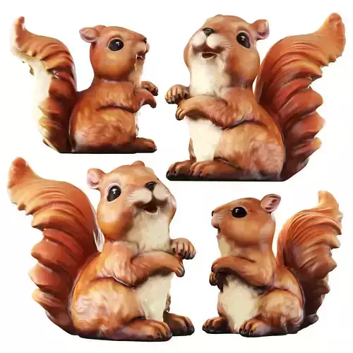 Squirrel figurine