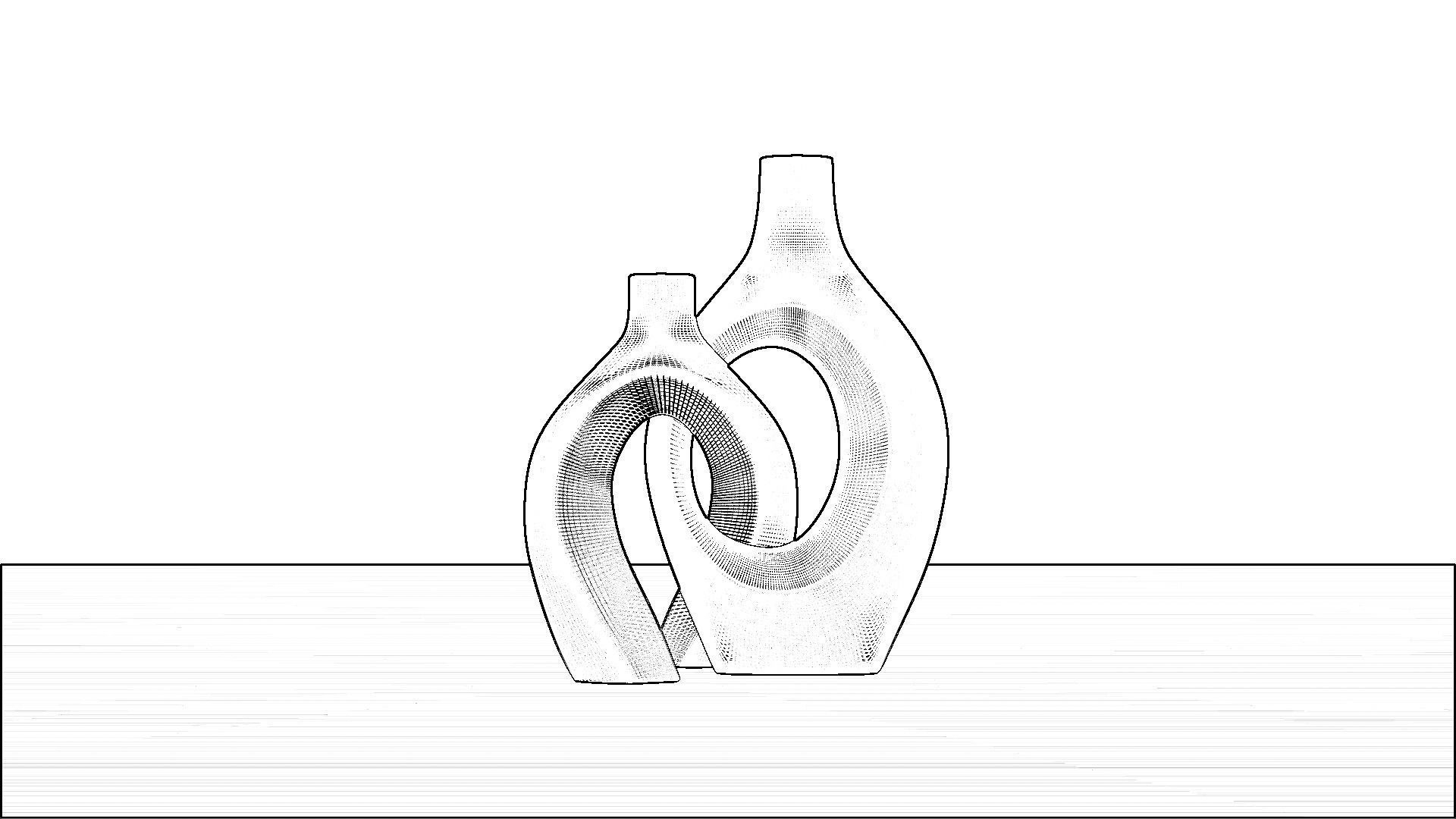 Harmony Twist Vases 3D print model_10