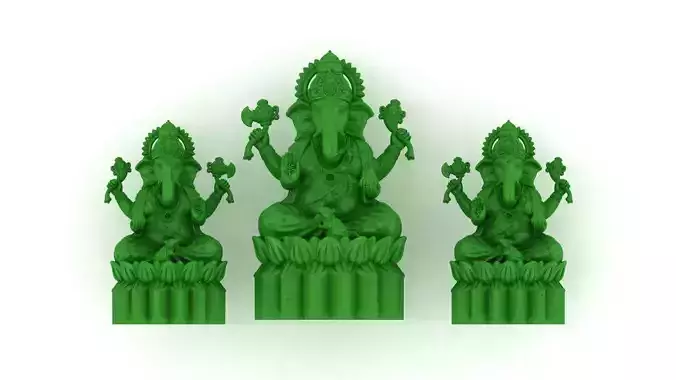 Ganesh Ji 3D Model