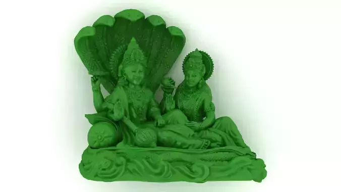 laxmi narayan lete huye BACK SOLID  3D print model