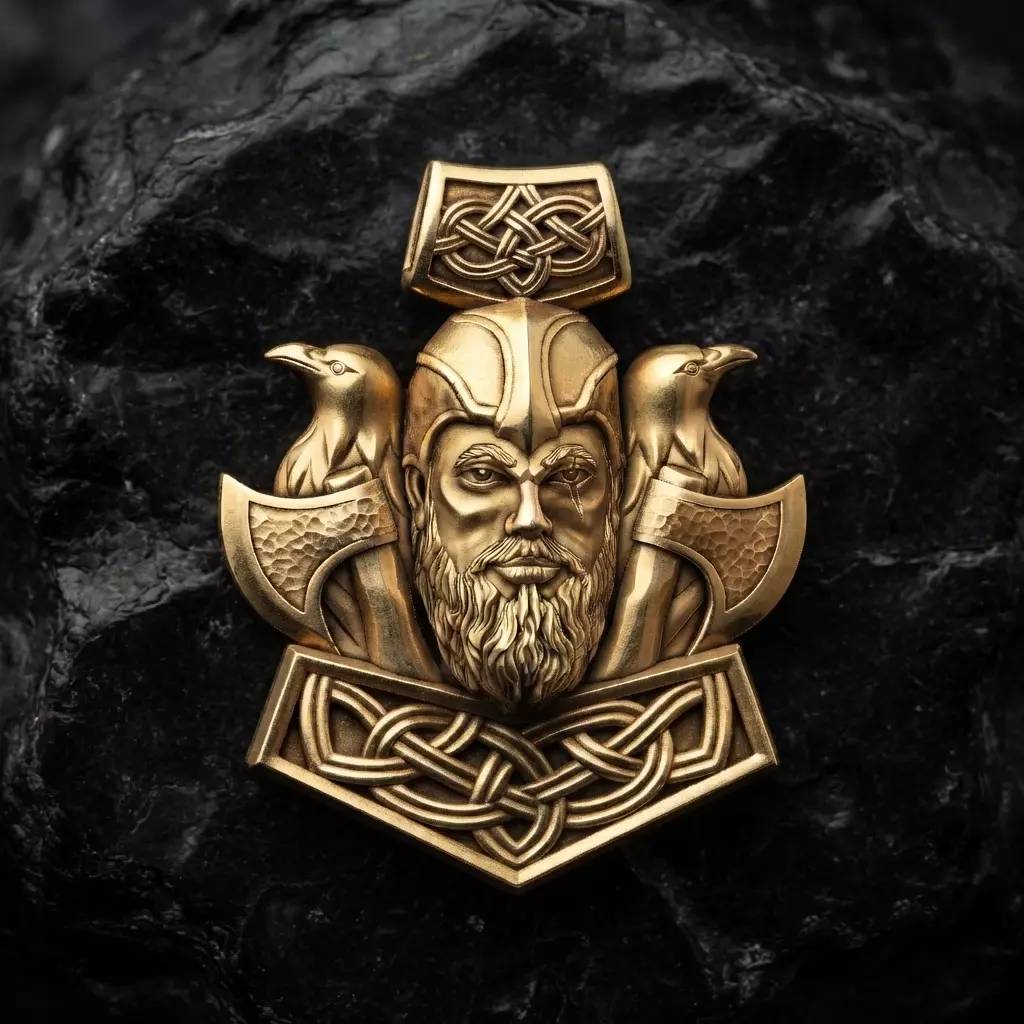 Viking Pendant 3D print model