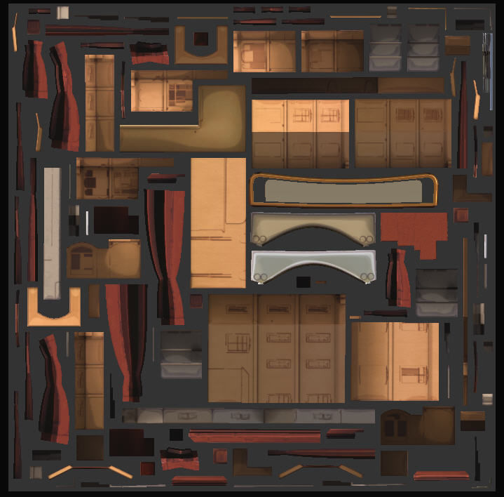 Model STYLIZED BUILDING Hotel 2 3D model_5