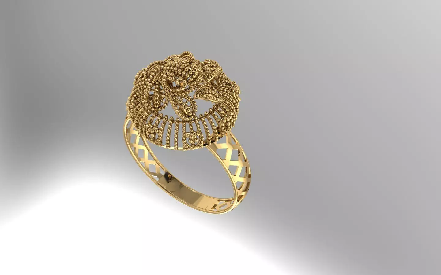 Gold Ring 31 3D print model_0