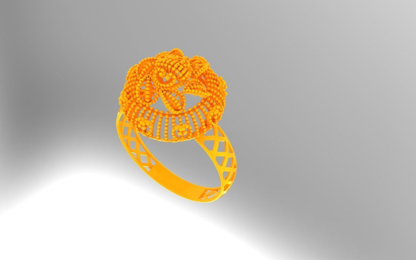 Gold Ring 31 3D print model_3