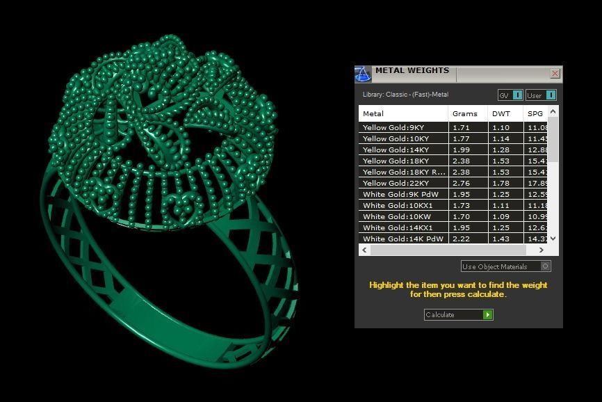 Gold Ring 31 3D print model_5