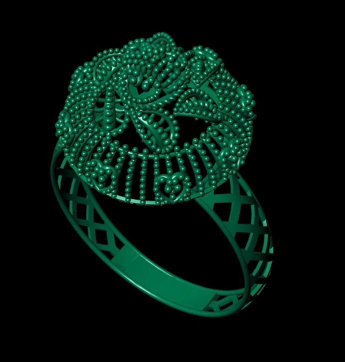 Gold Ring 31 3D print model_4