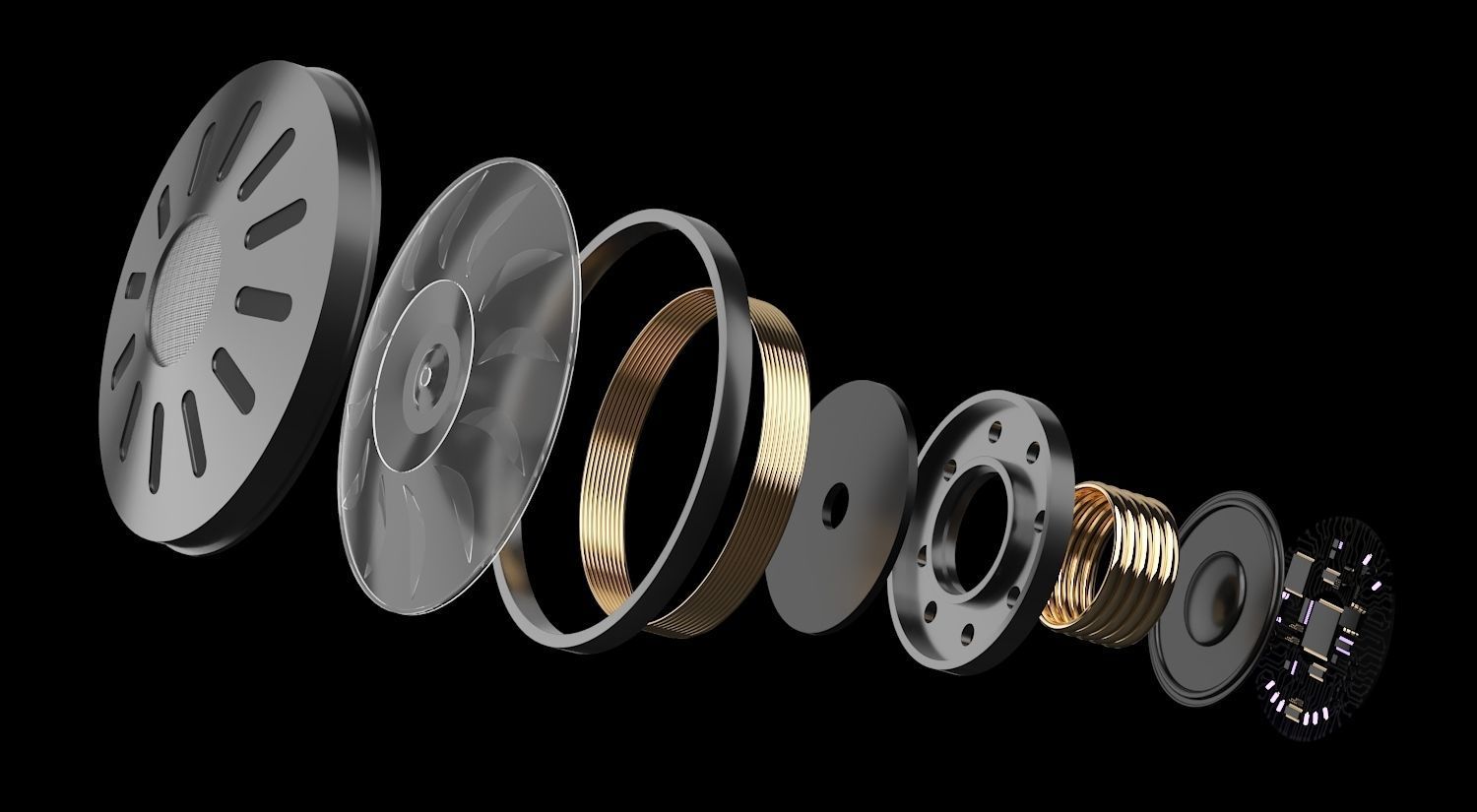 Earphone Mechanism 3D model_4