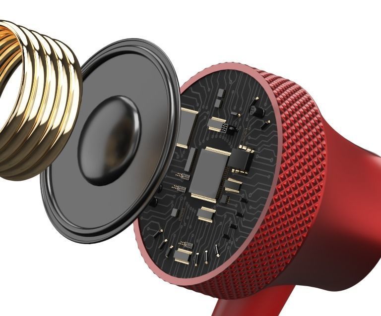 Earphone Mechanism 3D model_1
