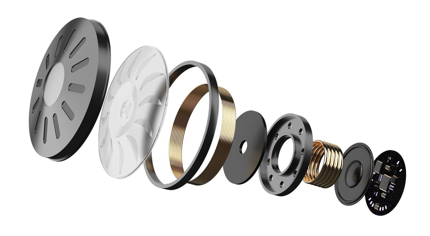 Earphone Mechanism 3D model_3