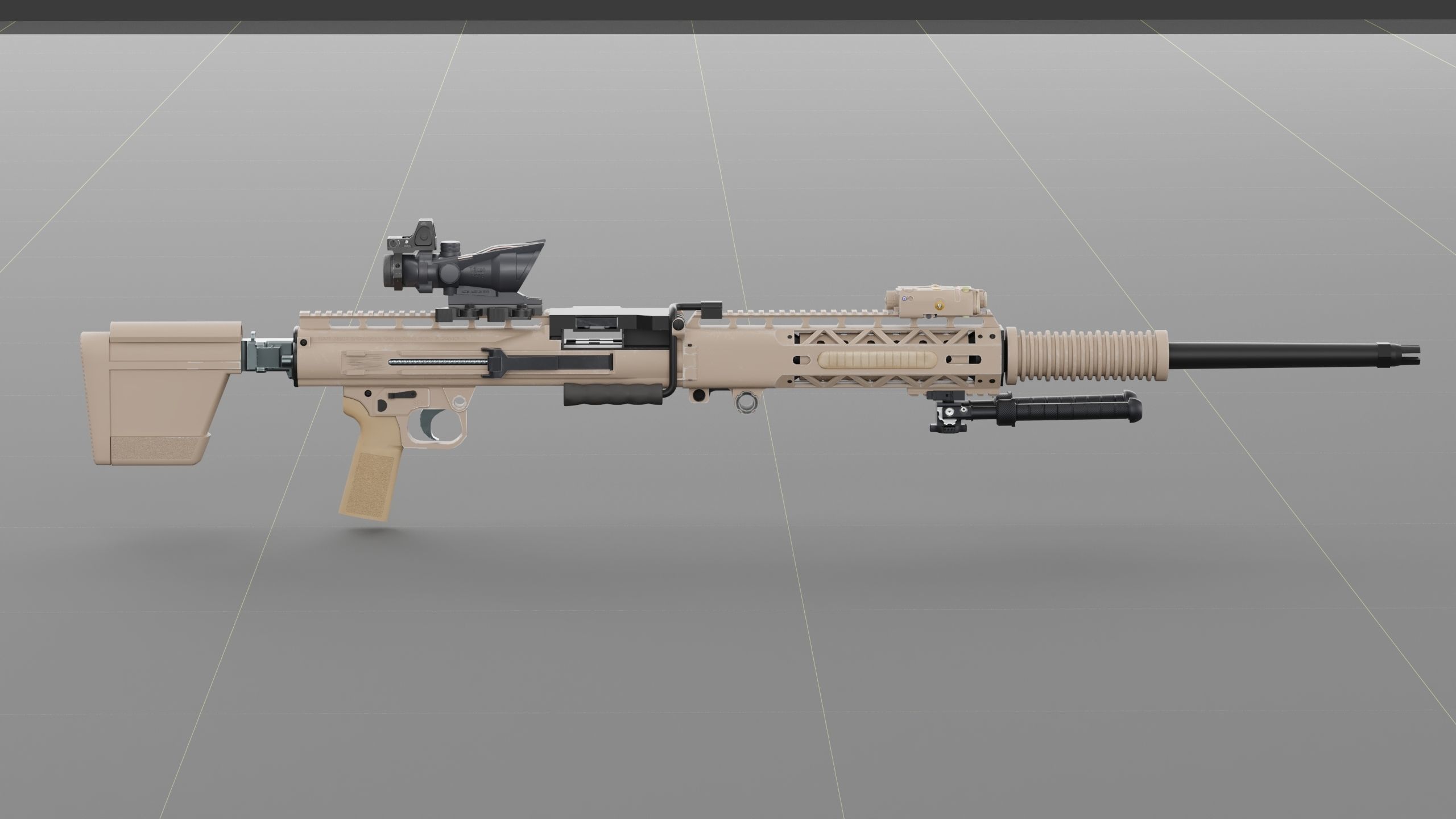 Ohio ordinance Works REAPR Low-poly 3D model_29