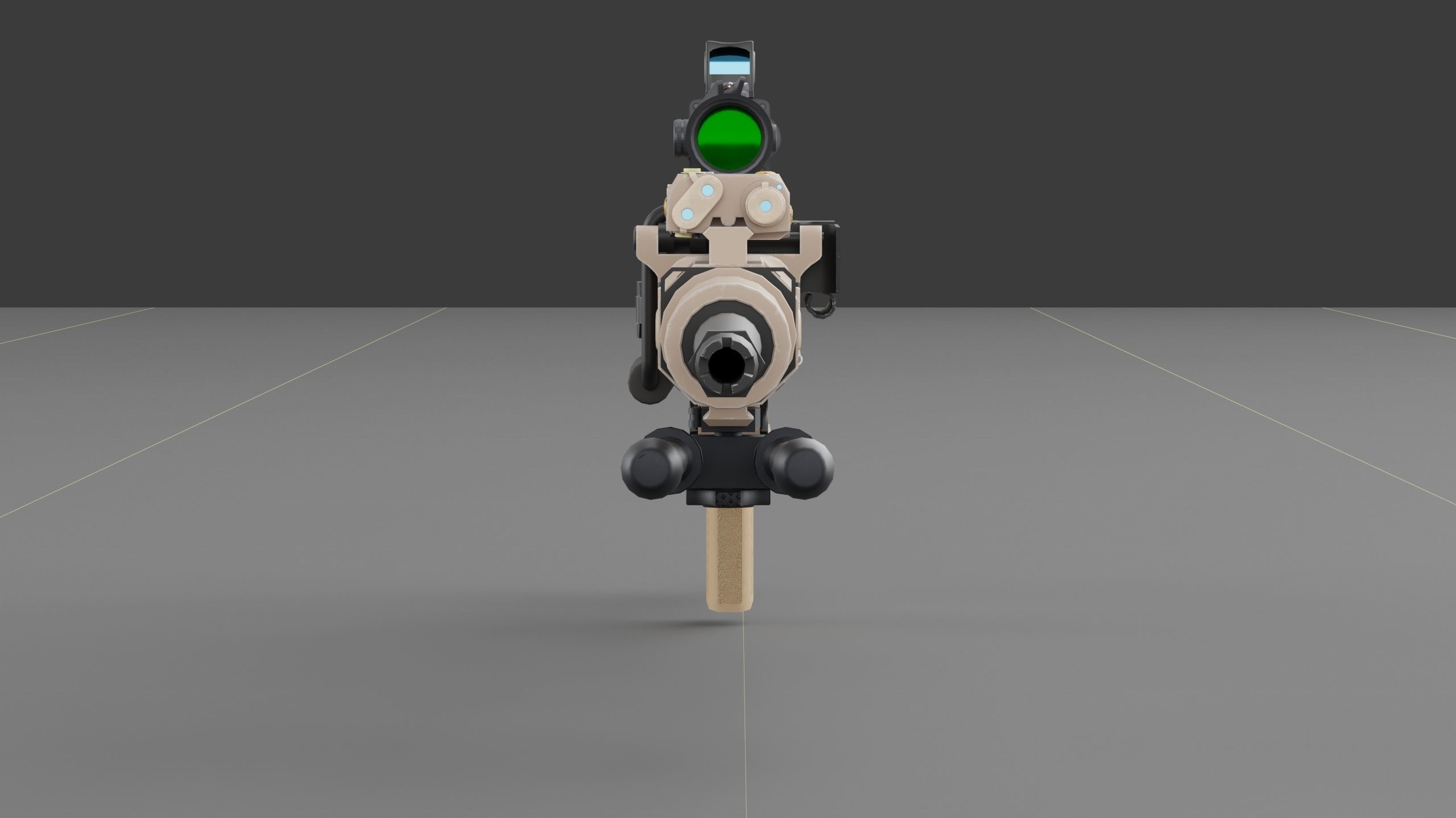 Ohio ordinance Works REAPR Low-poly 3D model_26