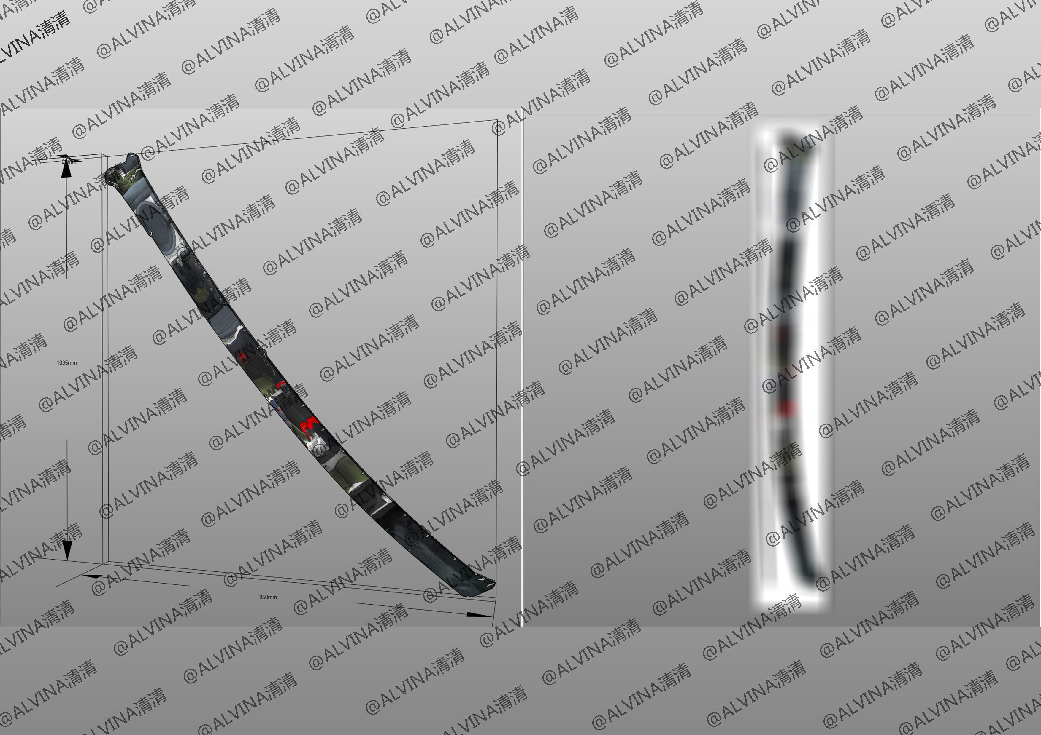 Overwatch Genji Onimusha Armor - DIY Cosplay Pepakura Foam Low-poly 3D model_25