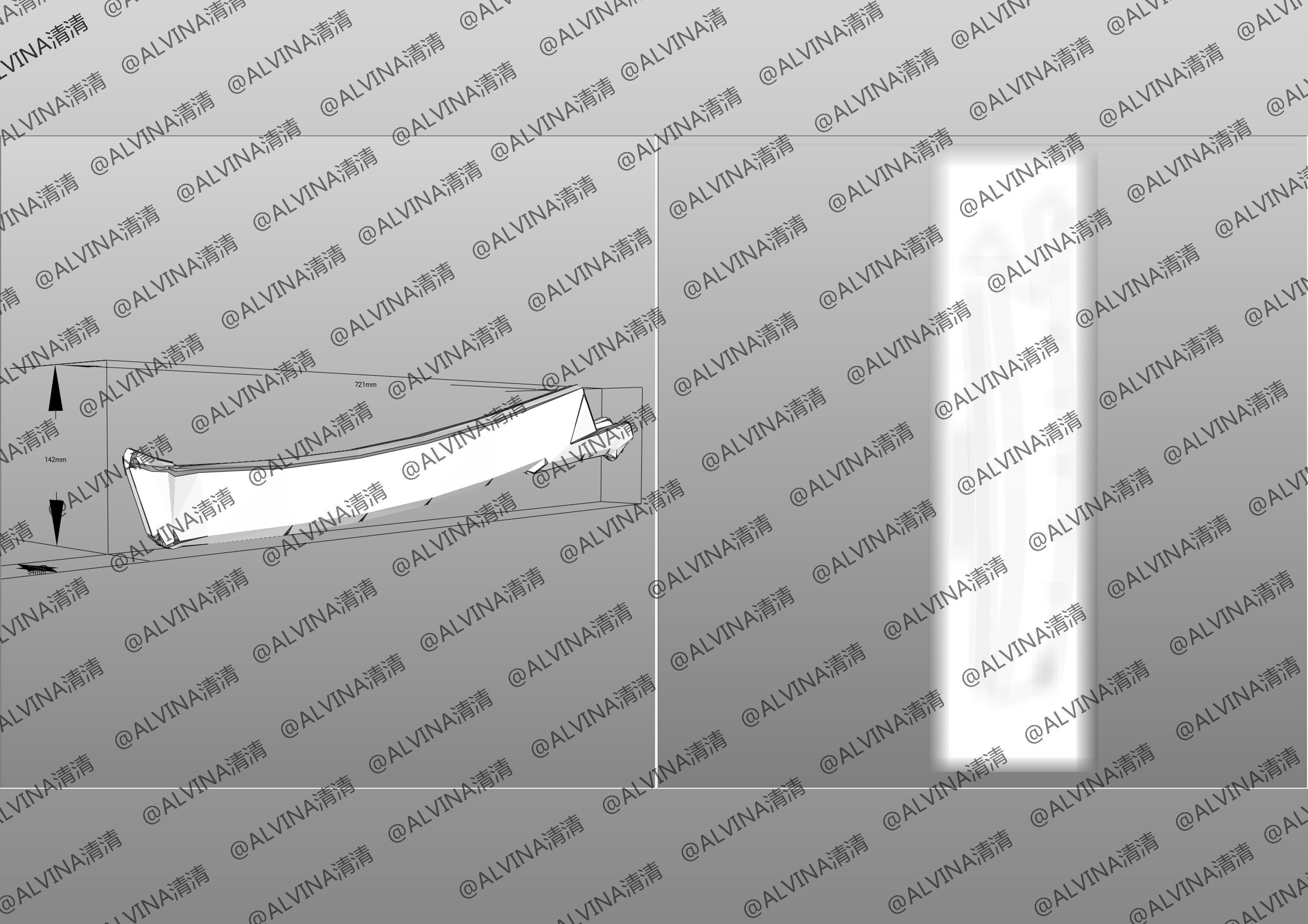 Overwatch Genji Onimusha Armor - DIY Cosplay Pepakura Foam Low-poly 3D model_30