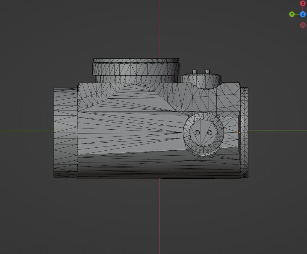 Aimpoint Micro T-1 Game-Ready PBR Low-Poly VR AR 3d model Low-poly 3D model_9