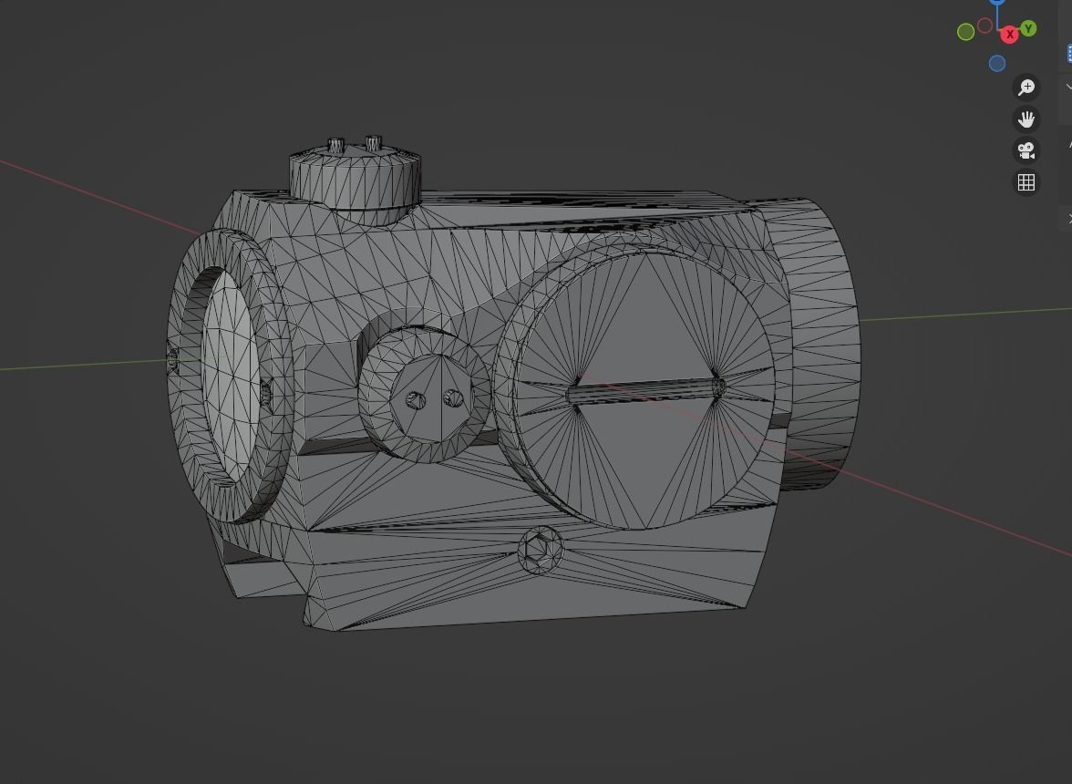 Aimpoint Micro T-1 Game-Ready PBR Low-Poly VR AR 3d model Low-poly 3D model_5
