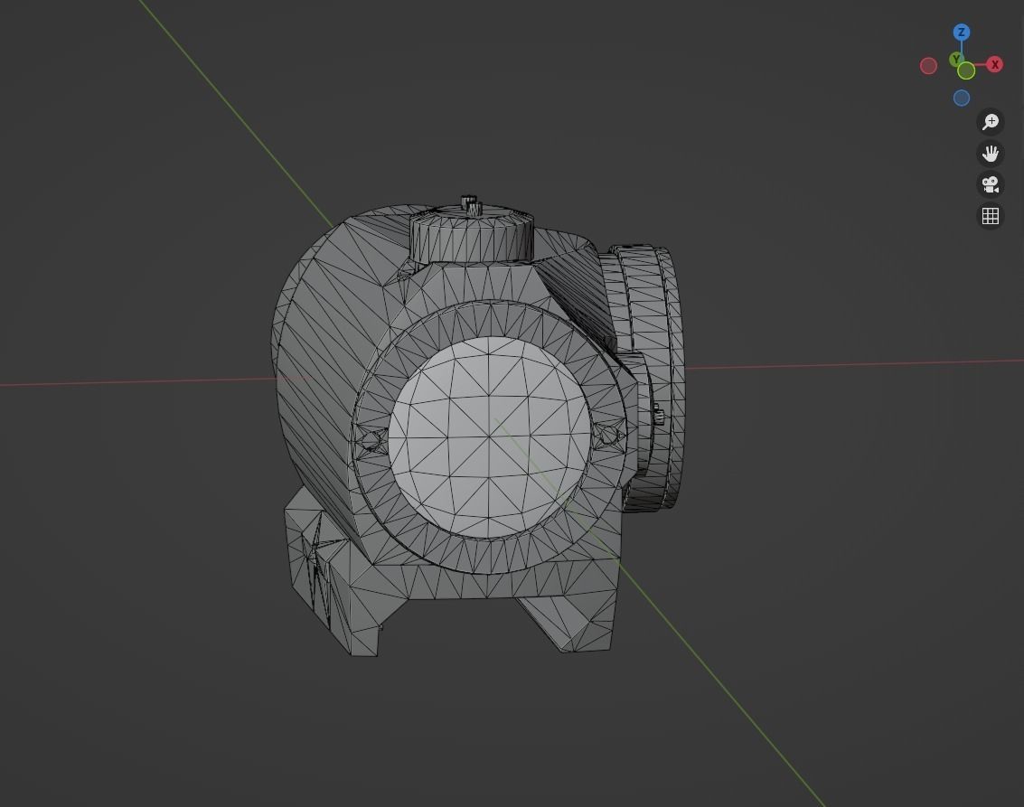 Aimpoint Micro T-1 Game-Ready PBR Low-Poly VR AR 3d model Low-poly 3D model_8