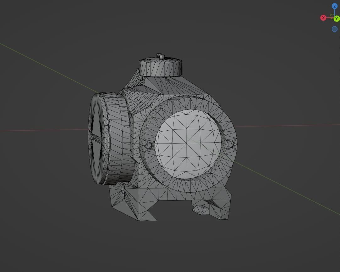 Aimpoint Micro T-1 Game-Ready PBR Low-Poly VR AR 3d model Low-poly 3D model_7